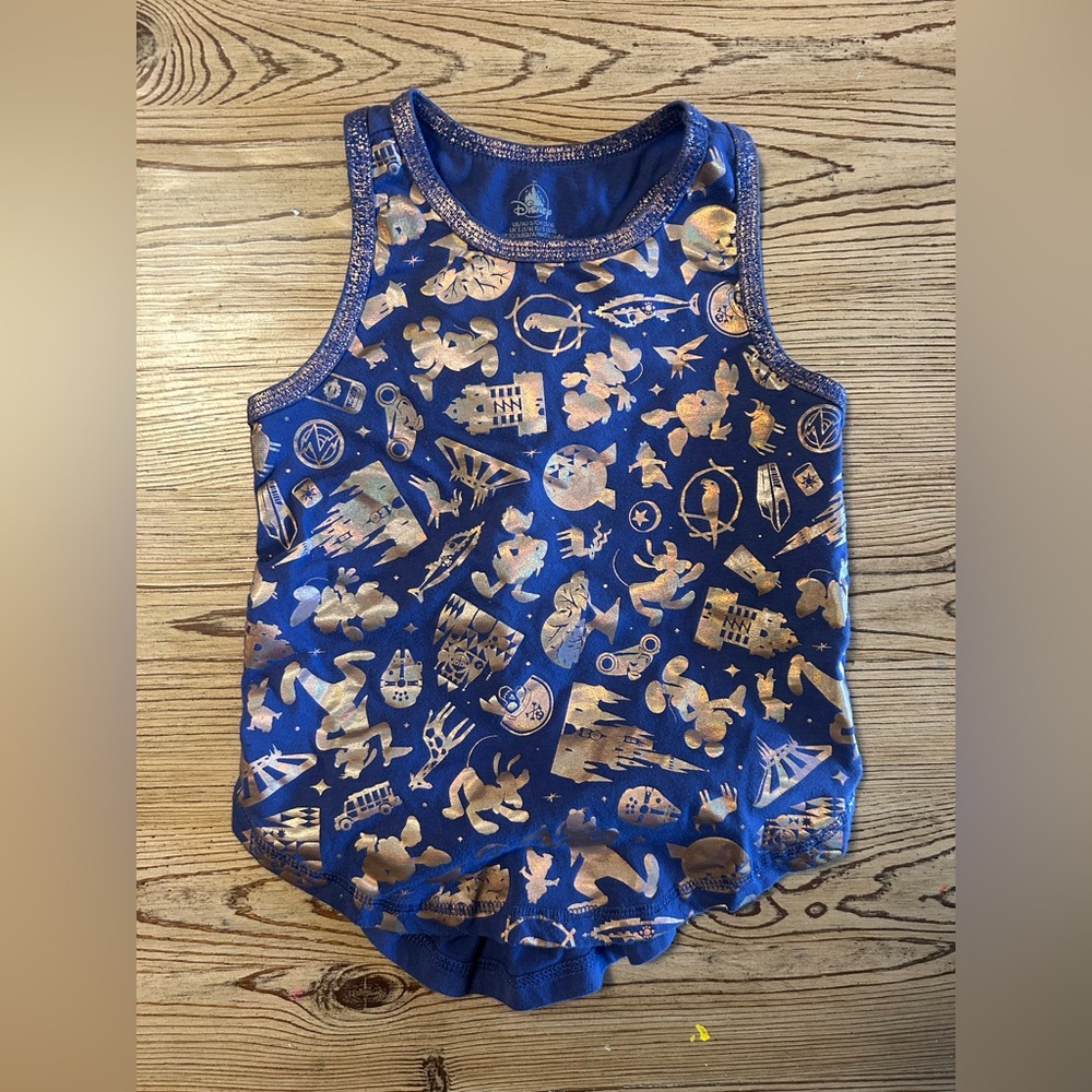 Disney world- girls tank top 50th anniversary
